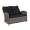 Alaterre Furniture Monaco All-Weather Outdoor Two-Seat Reclining Bench AWWH02HH - alternate 5
